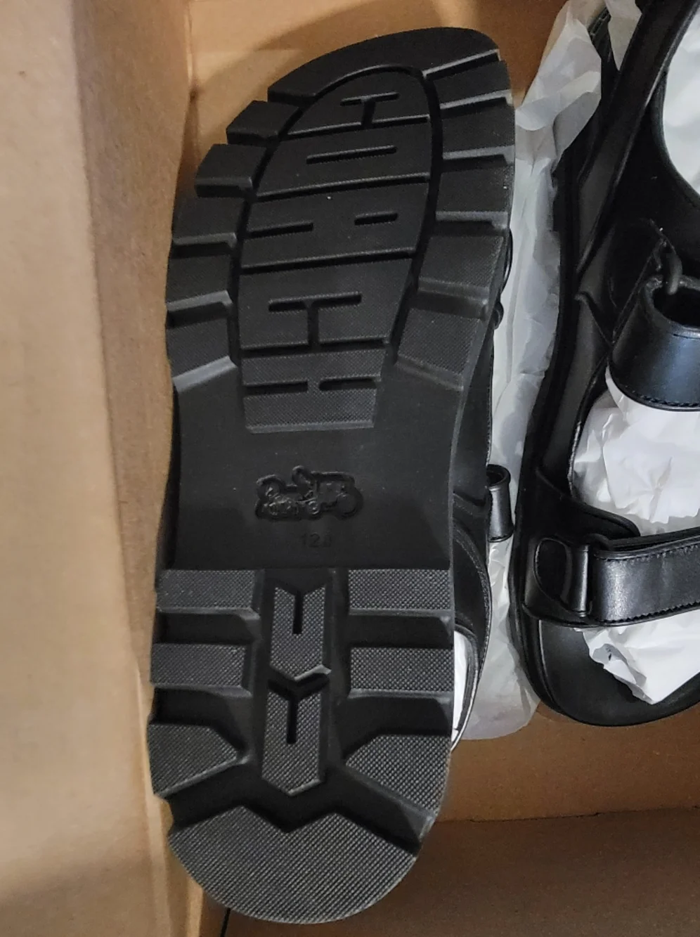 COACH Men's Platform Sandal Size 12D - Picture 6 of 7